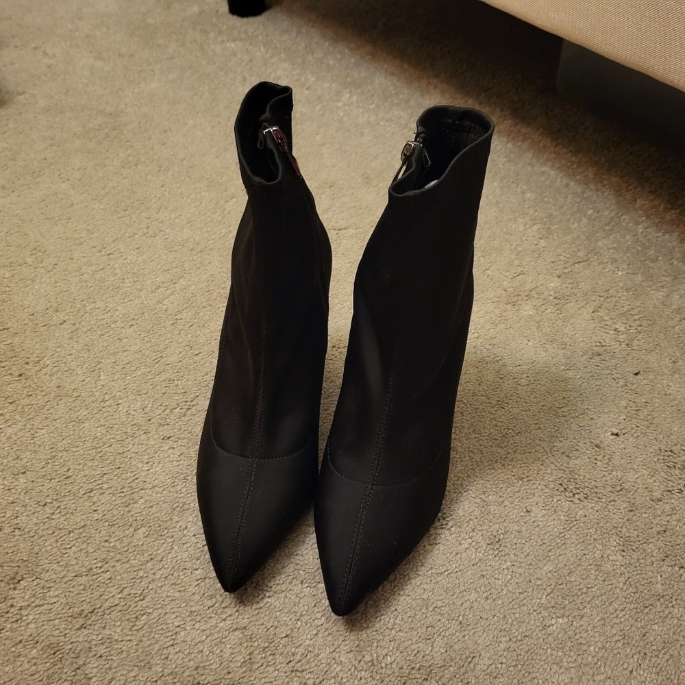 High Wedge Booties